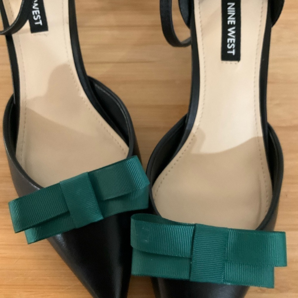 Hand Crafted Shoe Bows Forest Green Shoe Clips 3.5” x 1 1/4” Grosgrain Ribbon